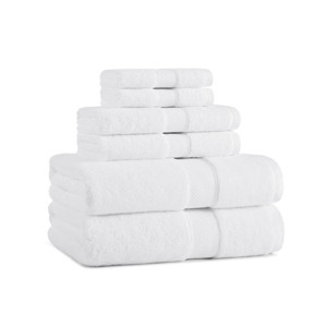 Aston & Arden Luxury Cotton 6pc Bathroom Towel Set - 1 of 4