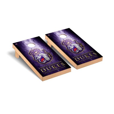 NCAA James Madison Dukes Premium Cornhole Board Museum Version