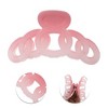 Unique Bargains Chain Frosted Hair Clips Gradient Pink 1 Pc - 3 of 4