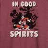 Women's - Disney - In Good Spirits Lightweight French Terry Wide Neck Long Sleeve Shirt - 2 of 4
