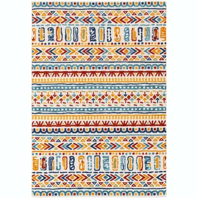 Mark & Day Ross Rectangle Woven Indoor and Outdoor Area Rugs Aqua
