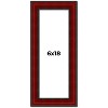 PosterPalooza | Panoramic Weathered Red Picture Frame - UV Acrylic, Foam Board Backing, Hanging Hardware - 2 of 4