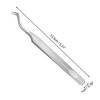 Unique Bargains Women's Phoenix Eyelash Extension Tweezers Silver Tone 1 Pc - 2 of 3