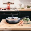 Brentwood Wok with Lid Aluminum Non-Stick 10" Gray - 3 of 4