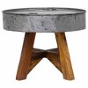 vidaXL Coffee Table Silver and brown - 2 of 4