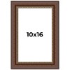 PosterPalooza | Traditional Brown Picture Frame - UV Acrylic, Foam Board Backing, Hanging Hardware - 2 of 4