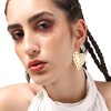 SOHI Women's California Gold Casual Stone Drop Earring - 4 of 4