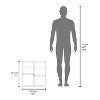 Vynxaria Morenci Medicine Cabinet With Included Mirror And 1 Door, Black - 4 of 4