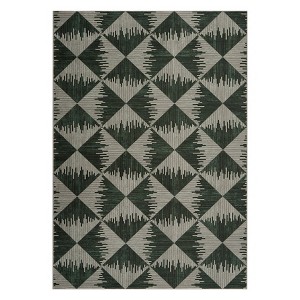 Coolmee Washable Area Rugs for Living Room Non Slip Low Pile Modern Geometric Farmhouse Dining Room Carpets for Bedroom Dorm - 1 of 4