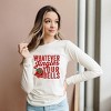 Simply Sage Market Women's Whatever Jingles Your Bells Long Sleeve Graphic Tee - image 2 of 4