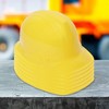 Blue Panda 6 Set Construction Worker Costumes for Kids - Vests and Hats for Construction Theme Birthday Dress-Up Party - 2 of 4