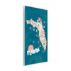 Stupell Industries Florida Sunny State Retro Vacation Tourism Vivid Map Wall Plaque Art - 3 of 4