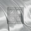 PiccoCasa 14" Silky Deep Pocket Breathable Soft Fitted Sheet - 3 of 4