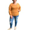 Women's Plus Sized V-neck Tunic Top - Reb and J - 2 of 4