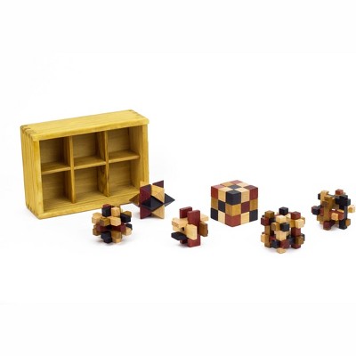 Puzzle Fun Puzzle Chest Wood Brainteaser