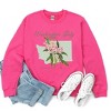 Simply Sage Market Women's Graphic Sweatshirt Washington Girly Flower - 3 of 4