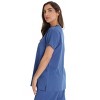 Just Love Solid Stretch Scrub Top for Women Mock Wrap Nursing Shirt. - 2 of 3
