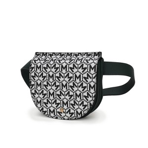 MKF Collection Daksha Fanny Pack Half Moon Handbag Monogram Stylish Vegan Leather by Mia K - 1 of 4