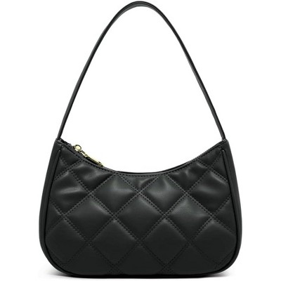Shoulder Bags for Women, Cute Hobo Tote Handbag Mini Clutch Purse with Zipper Closure