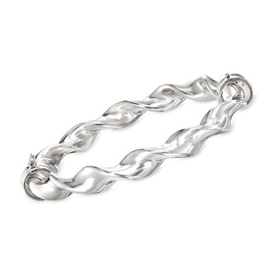 Ross-Simons Italian Sterling Silver Twisted Bangle Bracelet