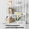 Large Litter Box Enclosure with Shelves, 52'' Hidden Cat Kitty Litter Furniture Corner Cats Bookshelf - 3 of 4
