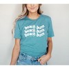 Simply Sage Market Women's  Beach Bum Wavy Short Sleeve Graphic Tee - image 2 of 3