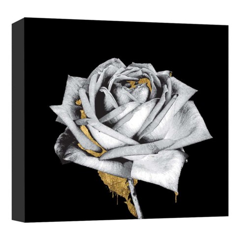 16 X 16 White Rose Decorative Wall Art Ptm Images Target