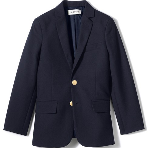 Lands end 2025 blue blazer