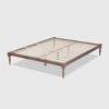 Iseline Wood Platform Bed Frame - Baxton Studio - 3 of 4