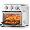 FONTOI Stainless Steel 13QT Family Size Air Fryer Toaster Oven Combo, Hot Air Circulation, Adjustable Time Temp Control, Silver 12.6"* 11.81"*12.6" - 2 of 4