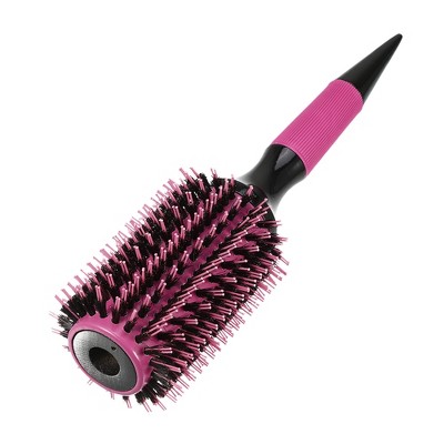 3.5 Round Boar Hair Brush, Stripe - Pink – Bath Accessories Co.