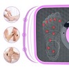 Naysaye Exercise Trainers Vibration Plate Fitness Platform Whole Body for Lymphatic Drainage Shaking Workout Board, Purple, 20.5"*14.2"*4.5" - 4 of 4