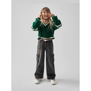 The Children's Place Girls Baggy Cargo Jeans - 1 of 4