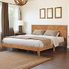 Galano King Weiss Clara Bed with Headboard – Amber Walnut - 4 of 4
