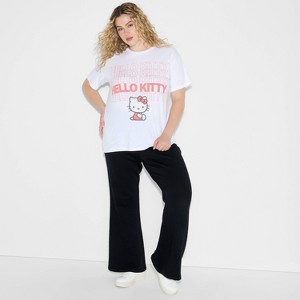 Women's Hello Kitty Short Sleeve Graphic T-Shirt - White - 1 of 3