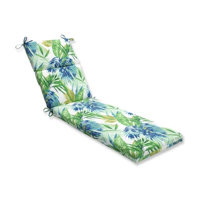 Pillow Perfect Soleil Outdoor Chaise Lounge Cushion Blue