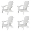 WestinTrends Tuscany HIPS Outdoor Patio Folding Adirondack Chair (Set of 4) - 3 of 4