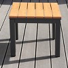 Moda Furnishings 19.6"*16.9" Outdoor Patio Aluminum Square Side Table - 3 of 4