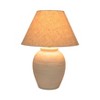 SAGEBROOK HOME 27" Artisan Jug Table Lamp: Polyester Empire Shade, UL Listed, Concrete Base - image 3 of 4