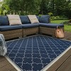 Oriental Weavers Marina 6025P Navy/ Ivory Indoor/Outdoor Area Rug - 5'3" x 7'6" - 2 of 4