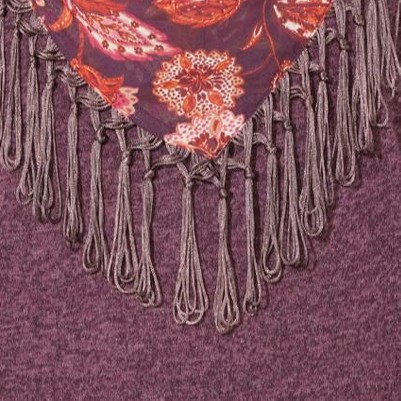 midnight berry paisley floral
