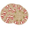 Saro Lifestyle Sparkling Beaded Pumpkin Placemat (Set of 4), 14", Multicolored - 3 of 4