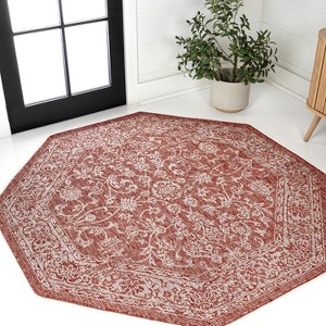 JONATHAN Y Tela Bohemian Textured Weave Floral Indoor/Outdoor Area Rug - 1 of 4
