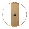 Kate & Laurel All Things Decor 24"x24" Ladd Round Numberless Wall Clock Gold - 3 of 4