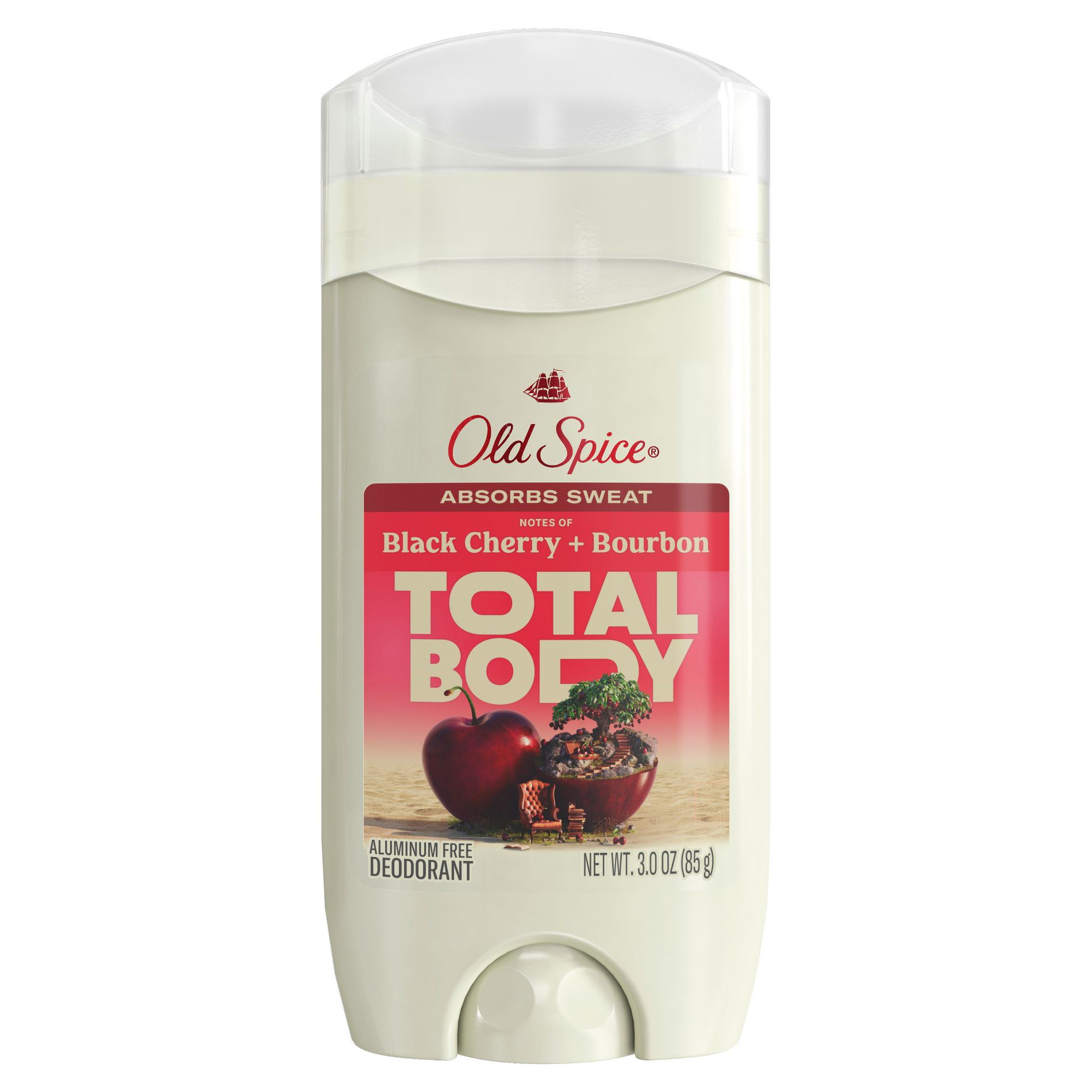 Old Spice Whole Body Solid Deodorant - Black Cherry & Bourbon - 3oz