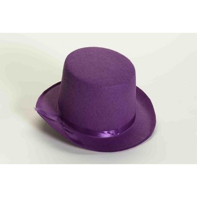 purple felt top hat