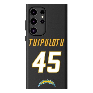 Keyscaper NFL Los Angeles Chargers Players Game Tactic MagSafe Compatible Cell Phone Case for Samsung Galaxy - 1 of 4