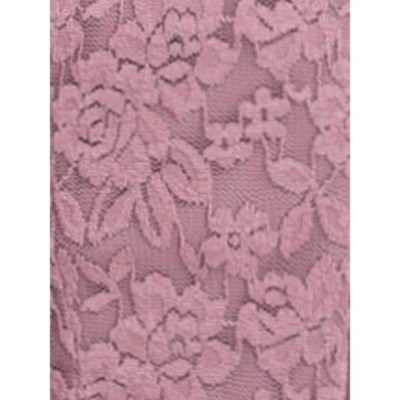 Женские платья INSPIRE CHIC Women's Elegant Stretch Knit Cap Sleeve Allover Floral Lace Bodycon Dress Dark Pink Large — фото 5