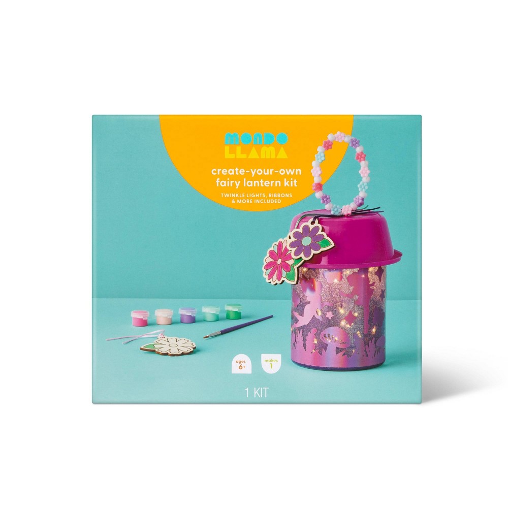 Create-Your-Own Fairy Lantern DIY Art Kit - Mondo Llama