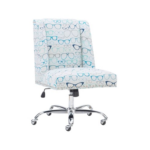 Linon draper best sale office chair